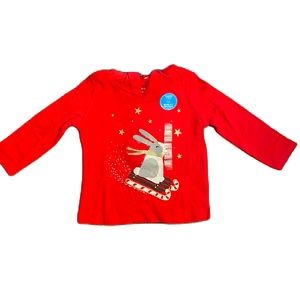 Carters Hooded Long-Sleeve Shirt - 18 months